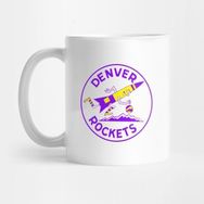 Pixxa Defunct Denver Rockets Basketball Kupa Bardak