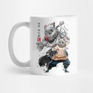Pixxa Demon Slayer Inosuke Sumi-E Kupa Bardak