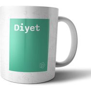 Pixxa Diyet Tanımı Komik Açık Yeşil Kupa Bardak