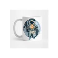 Pixxa Dogecoin Astronaut On Moon Â€“ Doge Coin Hodler Kupa Bardak