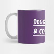 Pixxa Dogs Books Coffee Kupa Bardak