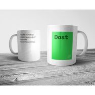 Pixxa Dost Tanımı Komik Yeşil Kupa Bardak