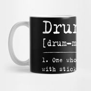 Pixxa Drummer Davulcu Kelime Anlamı Kupa Bardak