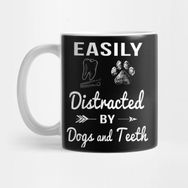 Pixxa Easily Distracted By Dogs And Teeth Kupa Bardak