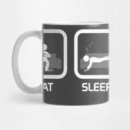 Pixxa Eat Sleep Game Console Kupa Bardak