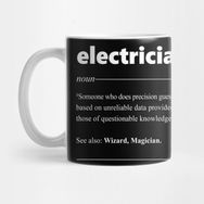 Pixxa Electrician Elektrikçi Kelime Anlamı Kupa Bardak