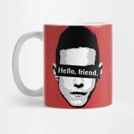 Pixxa Elliot Alderson Hello Friend Quote Mr. Robot Kupa Bardak