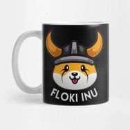 Pixxa Floki Inu Floki Kripto Para Bitcoin Eteryum Dogecoin Kupa Bardak