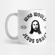 Pixxa Funny Fantasy Football Shirt Gift Men Women Jesus Kupa Bardak