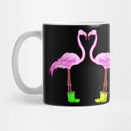 Pixxa Funny Flamingos In Love Kupa Bardak