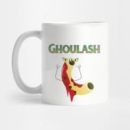 Pixxa Funny Halloween Ghoul Goulash Haunted Food Pun Kupa Bardak