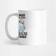 Pixxa Funny Parakeet In My Head I've Bitten You 3 Times Budgie Kupa Bardak