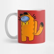 Pixxa Garfmungus Among Us Kupa Bardak