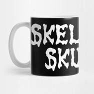 Pixxa Hallows Eve Costumes Fake Metal Band Skeletons Skulls Kupa Bardak