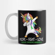 Pixxa Hope Fight Love Kabuki Syndrome Awareness Support Kabuki Syndrome Warrior Gifts Kupa