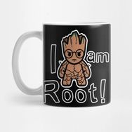 Pixxa I Am Root Linux Funny Programming Quote Kupa Bardak