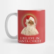 Pixxa I Believe In Santa Christ Kupa Bardak