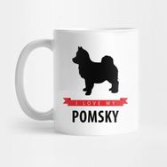 Pixxa I Love My Pomsky Kupa Bardak