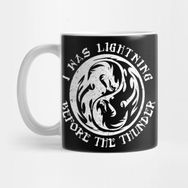 Pixxa I Was Lightning Before The Thunder Dragon Lover Kupa Bardak