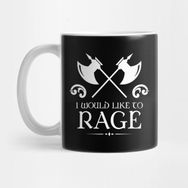 Pixxa I Would Like To Rage Barbarian Trpg Tabletop Rpg Gaming Addict Kupa Bardak