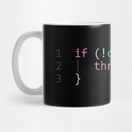 Pixxa If (!coffee) Throw Error() Kupa Bardak