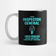 Pixxa Inspector General T Shirt - I Solve Problems Gift Item Tee Kupa