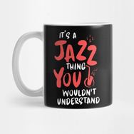Pixxa its a Jazz Thing Saxophone Music Jazz Band Lovers Kupa Bardak