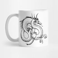 Pixxa Japanese Dragon Kupa Bardak