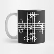 Pixxa Johann Sebastian Bach Musical Signature Notation Cross Kupa Bardak