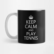 Pixxa Keep Calm And Play Tennis Kupa Bardak