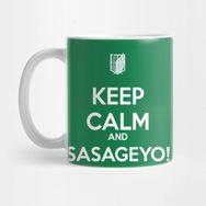 Pixxa Keep Calm And Sasageyo! Kupa Bardak