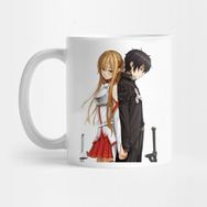Pixxa Kirito ve Asuna Sword Art Online Kupa Bardak