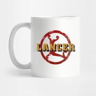 Pixxa Lancer Tv Series Retro Logo Western Distressed Kupa Bardak