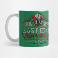 Pixxa Last Exit Bar & Grill Vintage Kupa Bardak