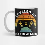 Pixxa Leveled Up To Husband Game Vintage Kupa Bardak