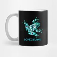 Pixxa Lopez Island Washington Frog Pacific Nw Native American Indian Kupa Bardak
