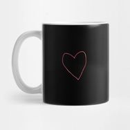 Pixxa Love-A-Lot Symbol Two Hearts Kalp Kupa Bardak