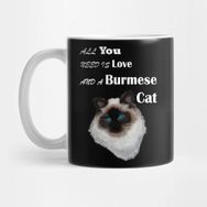 Pixxa Love The Burmese Cat Kupa Bardak