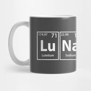 Pixxa Lunatic (Lu-Na-Ti-C) Periodic Elements Spelling Kupa Bardak