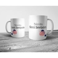 Pixxa Malsın Ama Seni Seviyom Kupa Bardak