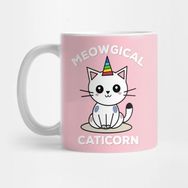 Pixxa Meowgical Caticorn Cat Unicorn Kittycorn Kupa Bardak
