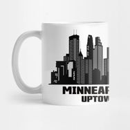 Pixxa Minneapolis Uptown Minnesota Skyline Kupa Bardak
