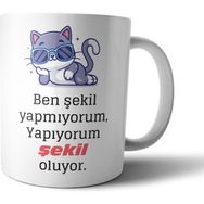 Pixxa Model 1 Ben Şekil Yapmıyorum Yapıyorum Şekil Oluyor Kupa Bardak