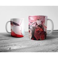 Pixxa Model 1 Darling in the Franxx - Zero Two Kupa Bardak
