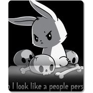 Pixxa Model 1 Do I Look Like a People Person - İnsan Sevmiyorum Bilek Destekli Mouse Pad