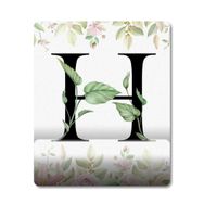 Pixxa Model 1 H Harfi Çiçekli Harf Bilek Destekli Mouse Pad