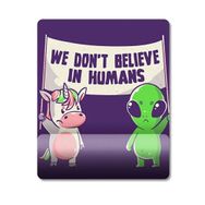 Pixxa Model 1 İnsanlara İnanmıyorum Uzaylı ve İnek Bilek Destekli Mouse Pad