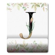 Pixxa Model 1 J Harfi Çiçekli Harf Bilek Destekli Mouse Pad