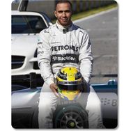Pixxa Model -1 Lewis Hamilton Mercedes Formula 1 Bilek Destekli Mouse Pad