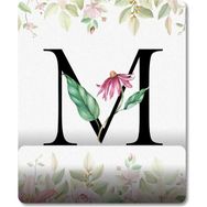 Pixxa Model 1 M Harfi-Çiçekli Harf Bilek Destekli Mouse Pad